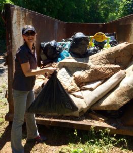 Old mattresses found in waterways