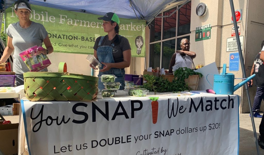 farmers market table