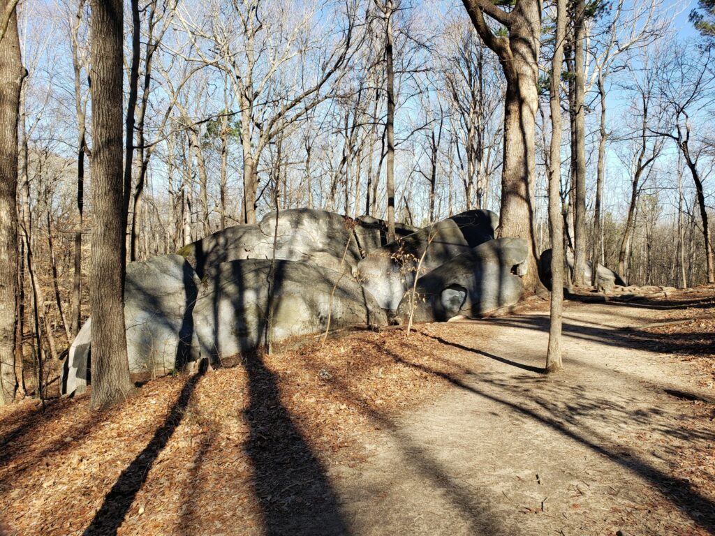 Large rocks outside