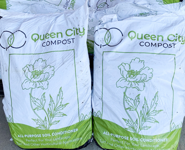 bags of Queen City Compost